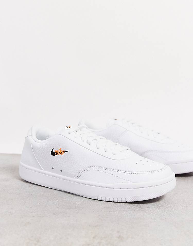 Nike Court Vintage Premium leather sneakers in white